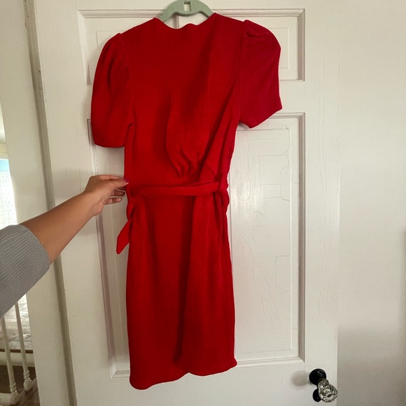Never before worn red cocktail wrap dress - Picture 4 of 4